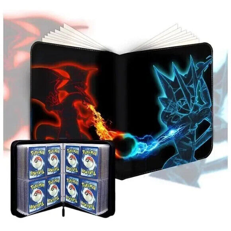 Trading Card Binder 400 Pockets Card Collector Album | Waterproof Case for Pokémon, Sports & Game Cards | TikTok Viral Must-Have for Collectors