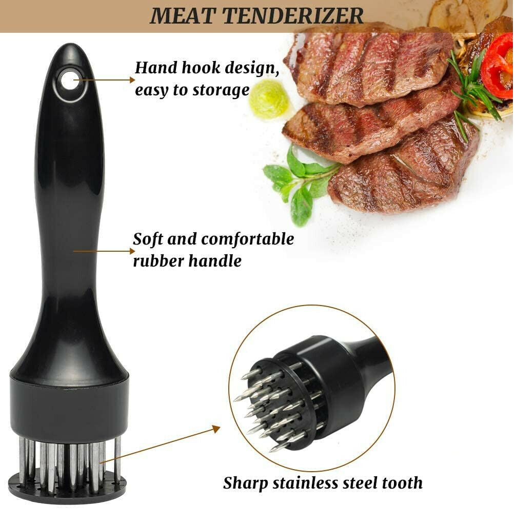 Professional Meat Tenderizer Stainless Steel Needle Cooking Hammer Kitchen Tool