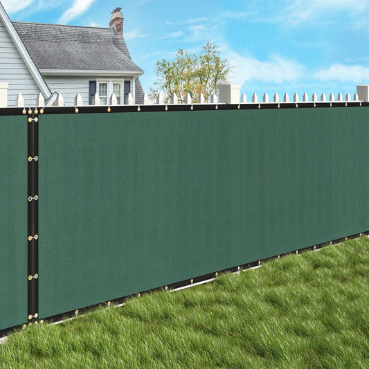 6Ft X 50 Privacy Fence Screen Garden Yard Windscreen Mesh Shade Cover Green
