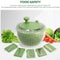 SUSTEAS 5 in 1 Large Salad Spinner Dehydrator with Vegetable Chopper, Drainer Ut