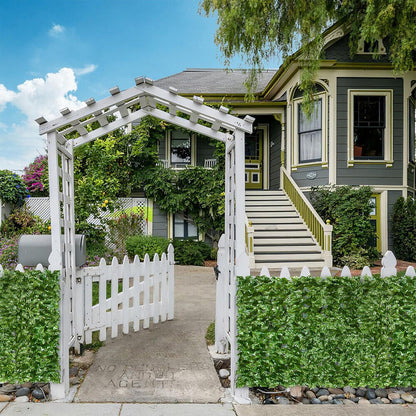 118"X39" Artificial Faux Ivy Leaf Hedge Fencing Privacy Fence Garden Decorate