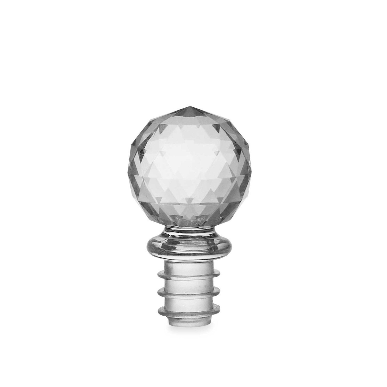 Acrylic Wine Bottle Stoppers - Crystal Clear with Airtight Silicone Seal New