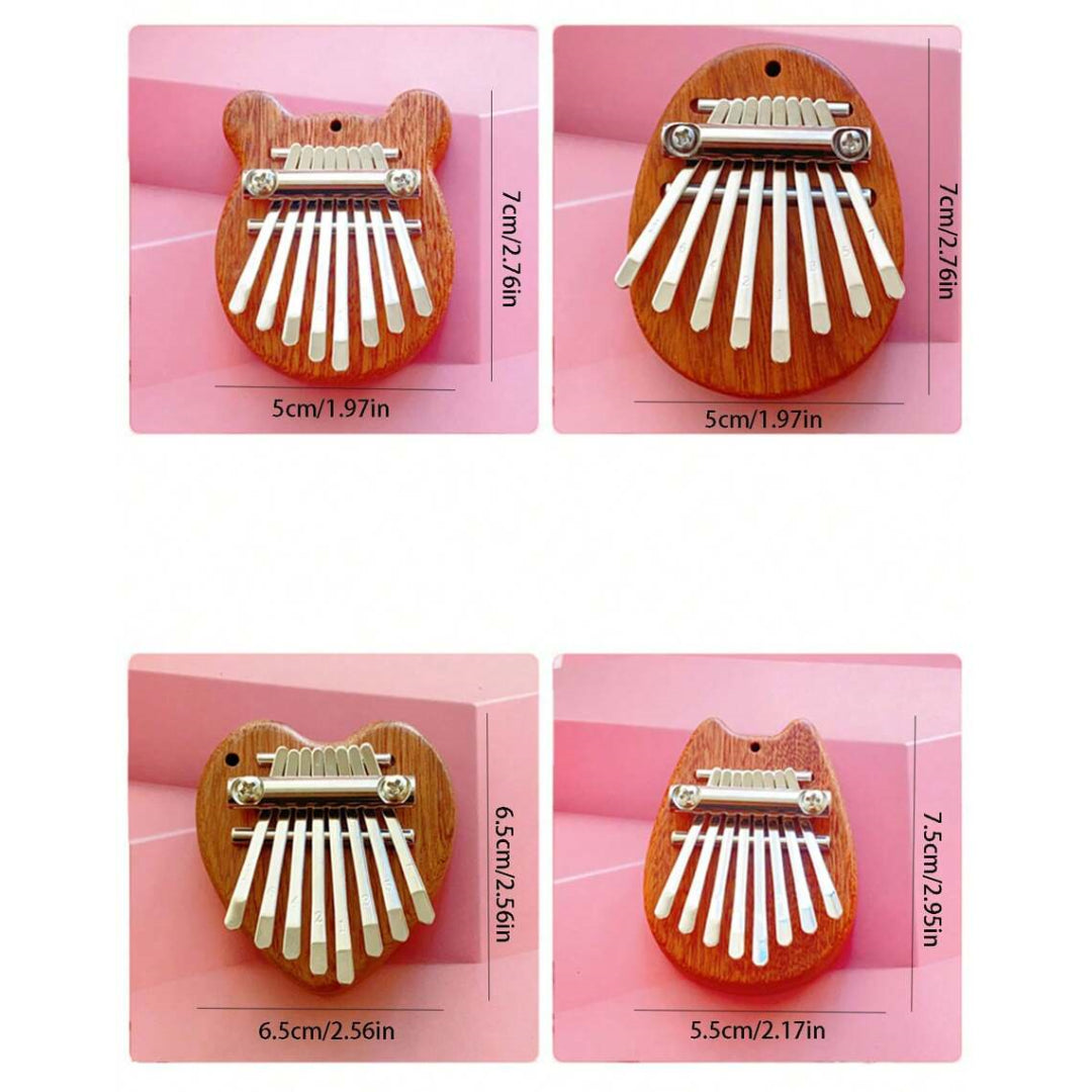 8 Key Mini Kalimba Exquisite Finger Thumb Piano Marimba Musical Good Accessory