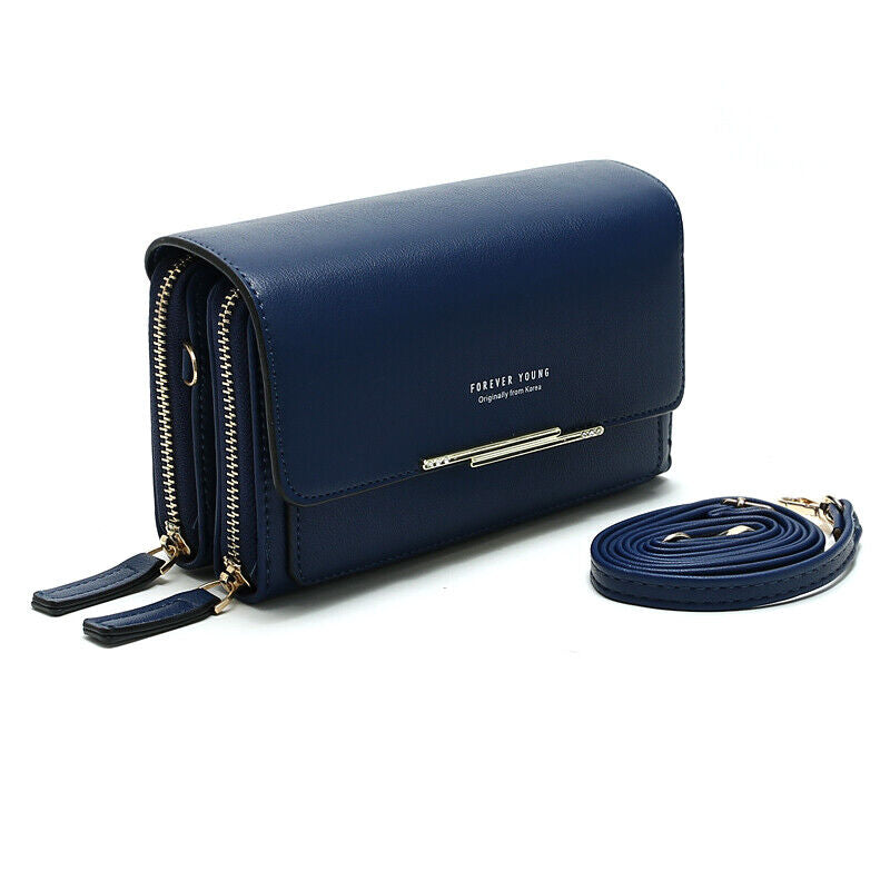 Women Ladies Crossbody Wallet Leather Phone Purse Clutch Card Holder Handbag
