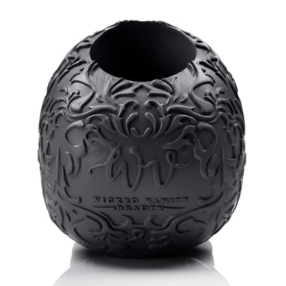 Skull Makeup Brush Holder, Pen Holder, Vanity, Desk, Office Organizer, Statio...