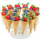 Ice Cream Cake Candy Acrylic Holder Wedding Buffet Display 16 Cones round Stand