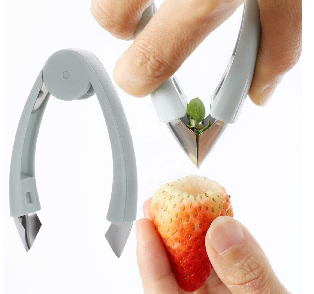Fruit Eye Peeler & Strawberry Huller – Pineapple Eye Remover Kitchen Tool