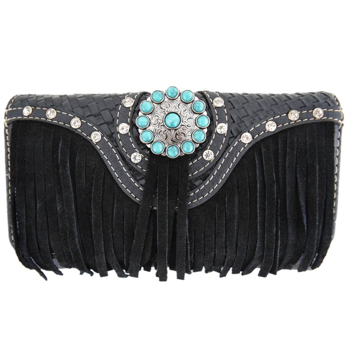 Western Style Purse & Wallet Set –Vegan Leather Shoulder Bag with Concealed Carry Pocket, Phone Pocket & Adjustable Strap –Trendy & Functional Handbag