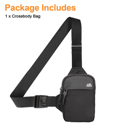 Men Women Sling Shoulder Bag Nylon Chest Pack Crossbody Travel Mini Phone Packet