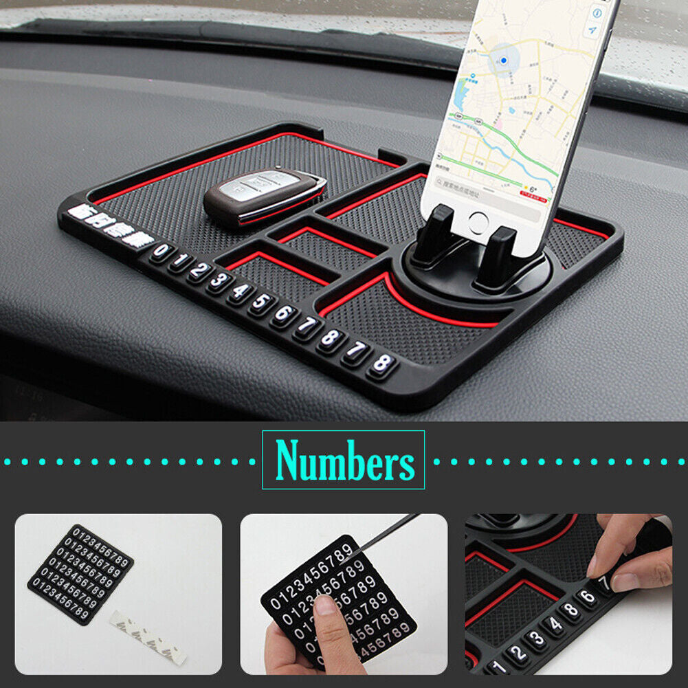 Multi-Function Car Anti-Slip Mat Phone Holder Pad Dashboard Universal