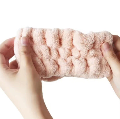 3-Pack Spa Headband for Women – Microfiber Facial Makeup Elastic Hairbands Set