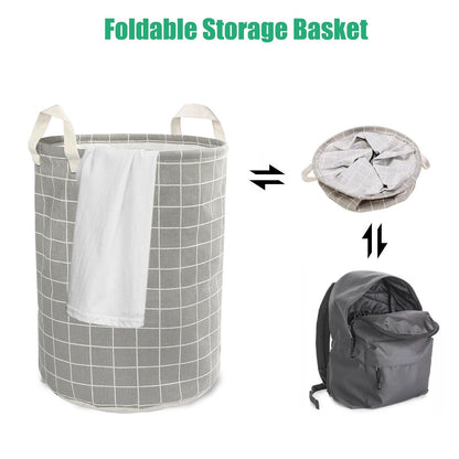 Large Foldable Storage Laundry Hamper, Dirty Clothes Basket, Wash Bag Organizer