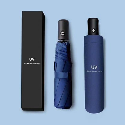 Automatic Umbrella Sun and Rain Anti-Uv Windproof 3 Folding Compact Umbrella HOT