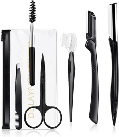 make up solutions EyebrowKit PrecisionTrimmer Tweezers Scissors BrowShaping GroomingTool MakeupEssentials BeautyMustHave