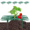5 Pack Strawberry Supports Garden Fruit Plant Cage Holder Plastic Tray Cradles