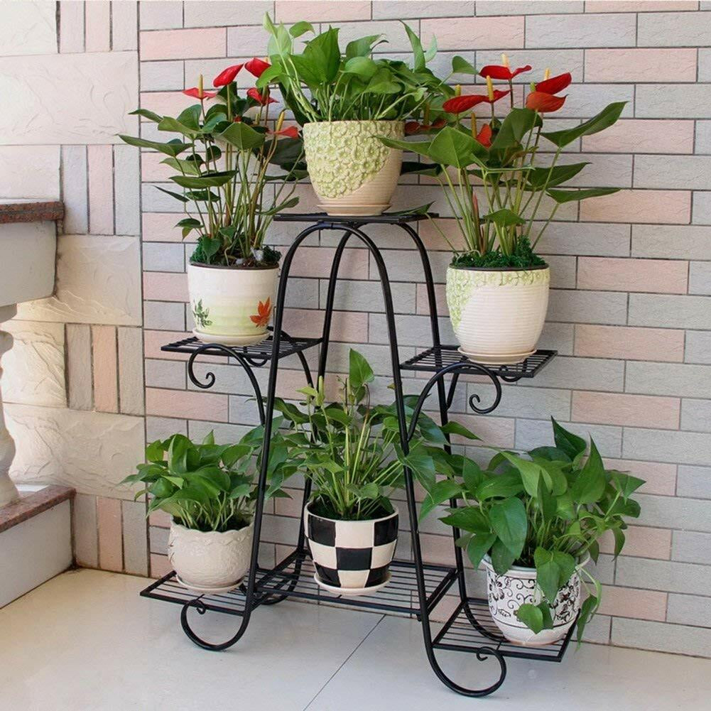 Thick Multi Tier Metal Plant Stand Display Bonsai Shelf Home Garden Patio Room