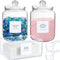 Airtight Glass Laundry Storage Jars Set – 1.5 Gallon Dispensers for Detergent, Pods, Dryer Sheets & More – Clear Organizer for Laundry Room & Bathroom