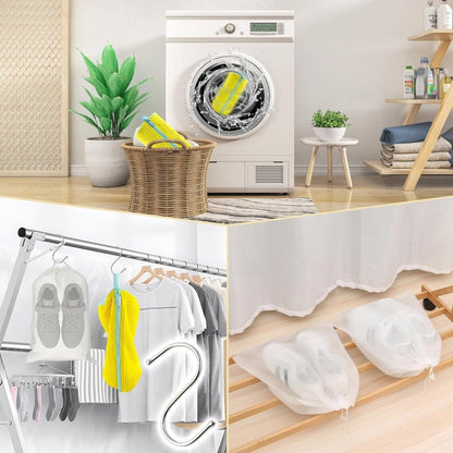 2Pcs Shoes Laundry Bag Shoe Washing Machine Cleaning Bag for Sneaker Tennis Shoe