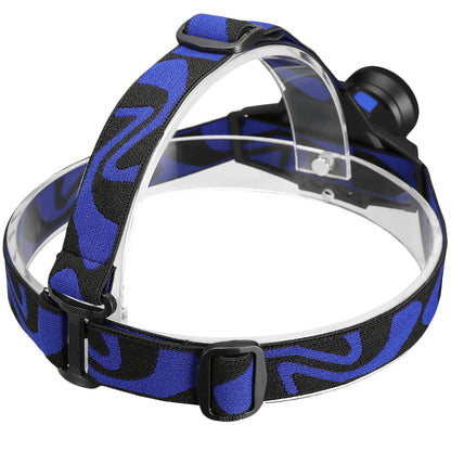 Tactical Headlight Rechargeable LED Headlamp+Batt+