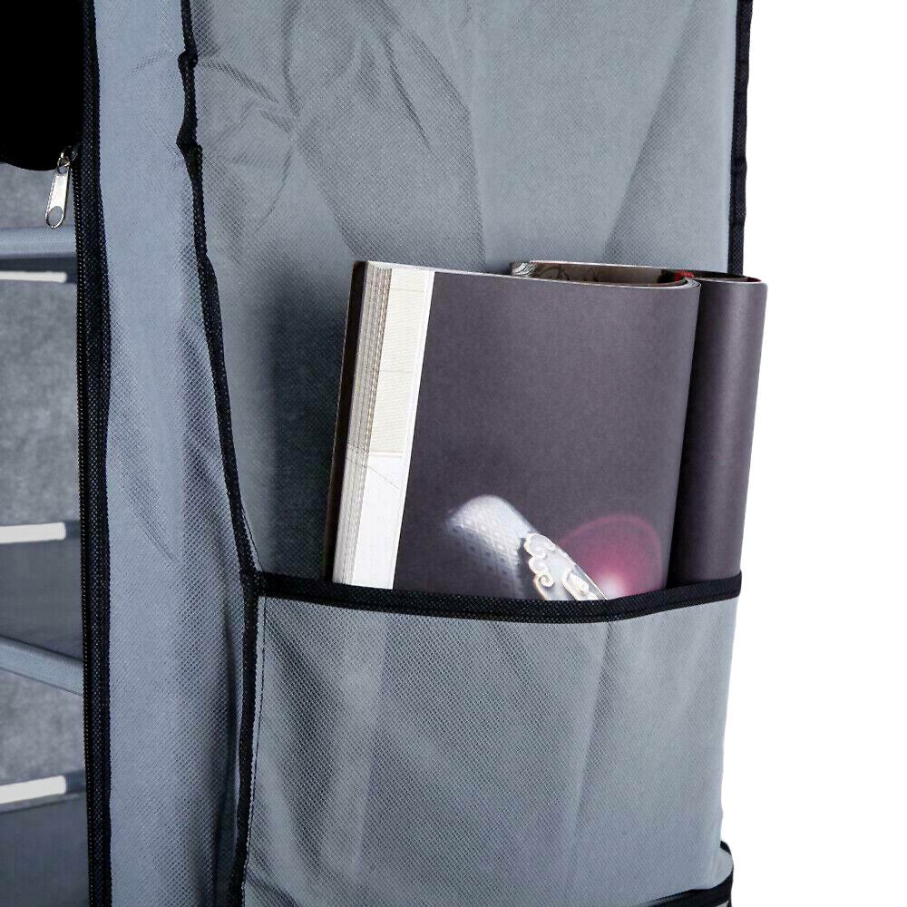 Portable Shoe Rack with Cover | 9-Shelf Storage Closet Organizer Cabinet for Entryway, Bedroom, or Dorm | Space-Saving Shoe Holder for Home Use