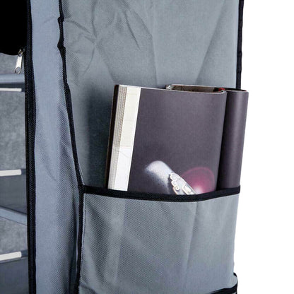Portable Shoe Rack with Cover | 9-Shelf Storage Closet Organizer Cabinet for Entryway, Bedroom, or Dorm | Space-Saving Shoe Holder for Home Use
