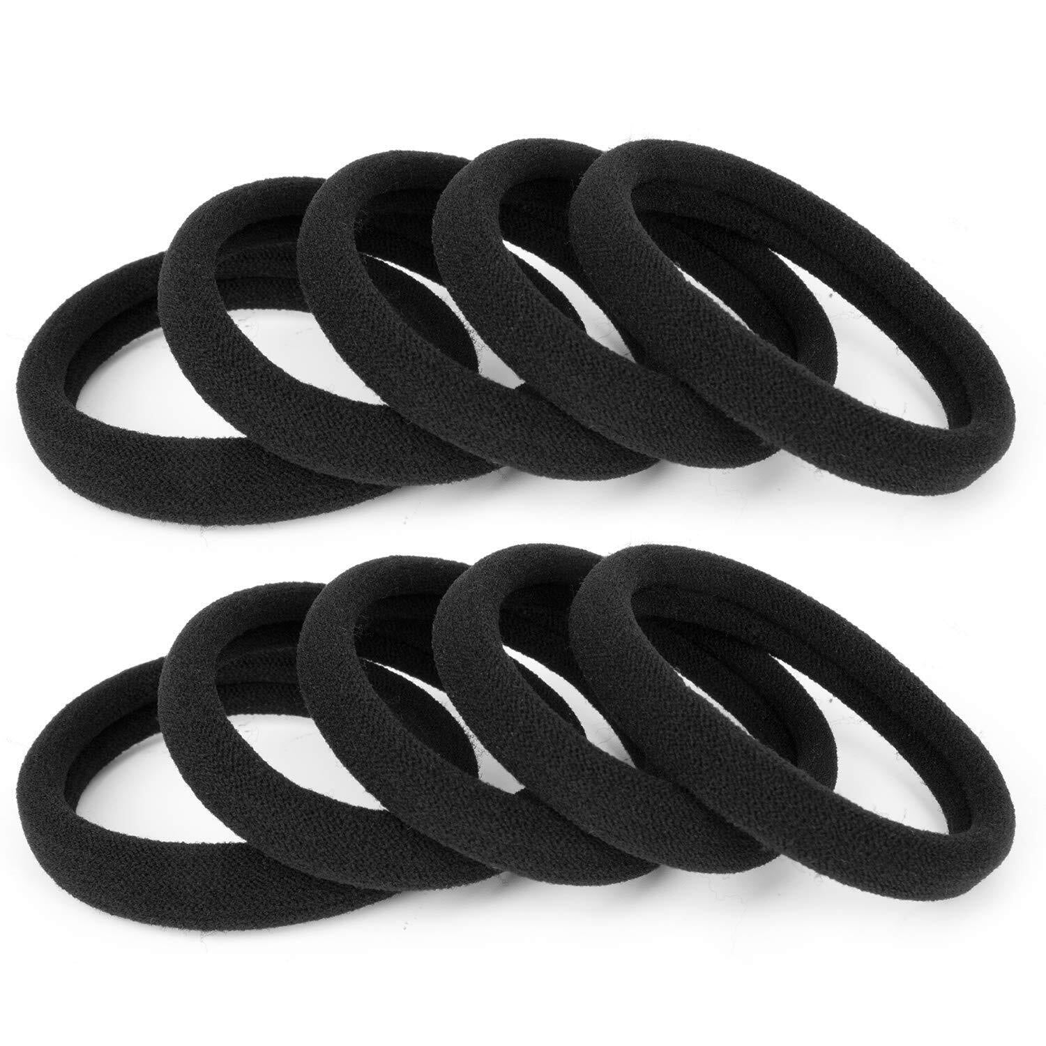 Elastic, No Damage Hair Ties - 50/100PCS Seamless Elastic Hair Bands for Thick & Thin Hair, Soft No Crease Ponytail Holders, Stretchy & Durable Hair 