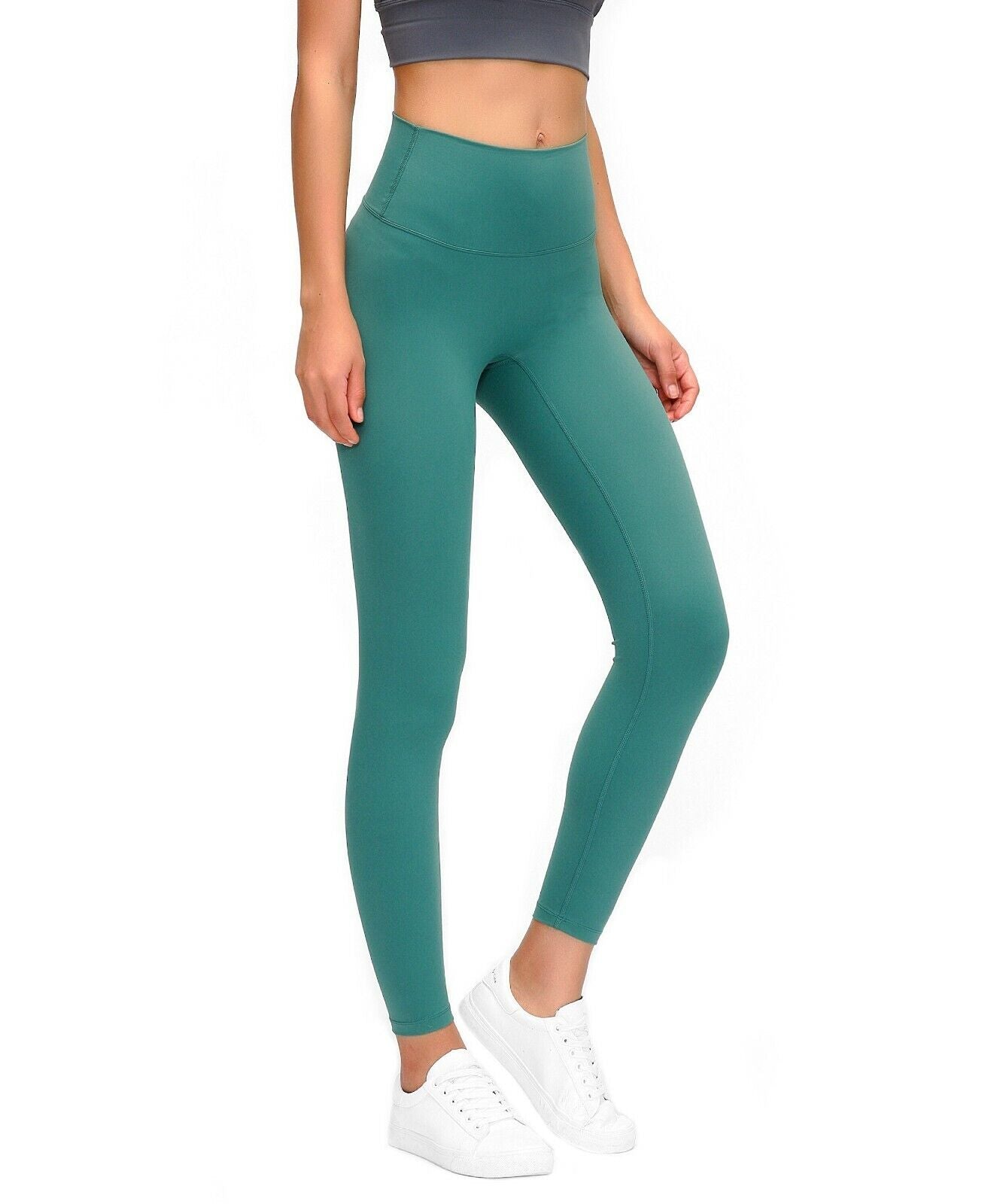 Ultra-Soft High Waisted Women’s Leggings - Seamless 7/8 Stretch Fit, Slim Tummy Control, Non-See-Through for Yoga, Sports, Everyday Comfort