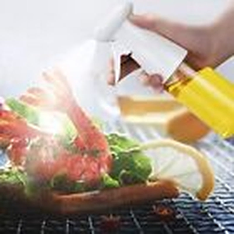 Oil Sprayer for Cooking Air Fryer Olive Oil Mister - BPA-Free PET Spray Bottle, 210ml Large Fan Mist, Easy Clean, Leak-Proof Design for Healthy Meals