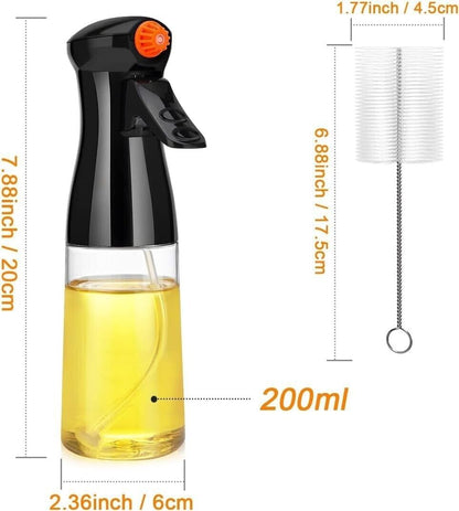 Oil Sprayer for Cooking Olive Oil Spray Bottle Spritzer, Food Grade PET BPA Free