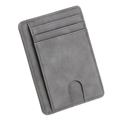 RFID Blocking Slim PU Leather Wallet | Unisex Credit & ID Card Holder | Lightweight, Stylish, Durable for Everyday & Travel | Secure Anti-Theft Design