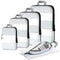 Compression Packing Cubes, 5-Piece Set Travel Organizer Boxes, Compressible Lugg