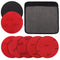 6+1 Pack Bowling Ball Sanding Pads with Towels,