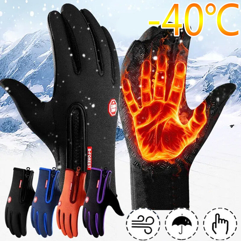 Winter Touch Screen Warm Cycling Gloves Premium Thermal Windproof Work Gloves