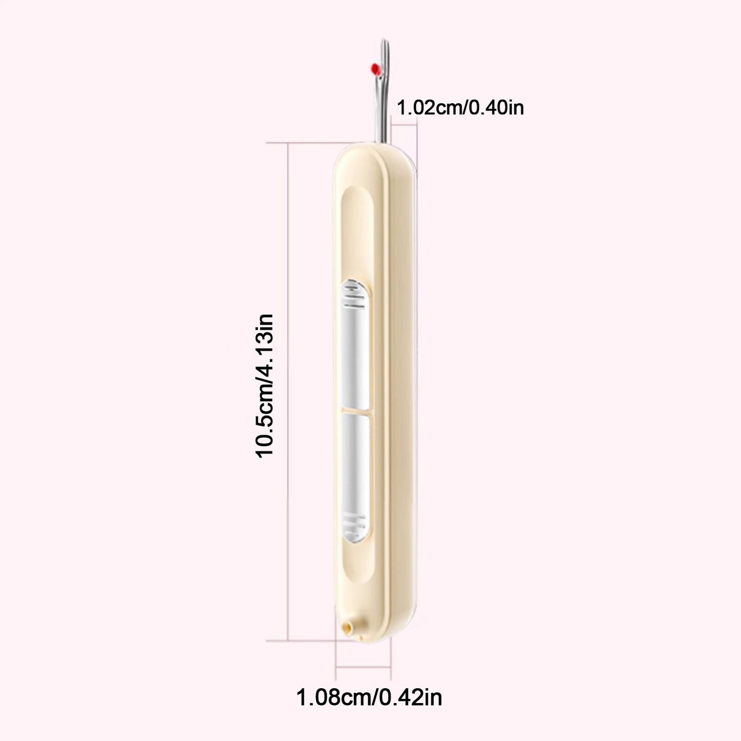 2 in 1 Needle Threader Seam Ripper Double-End Sewing Tool DIY Cross Stitch Craft