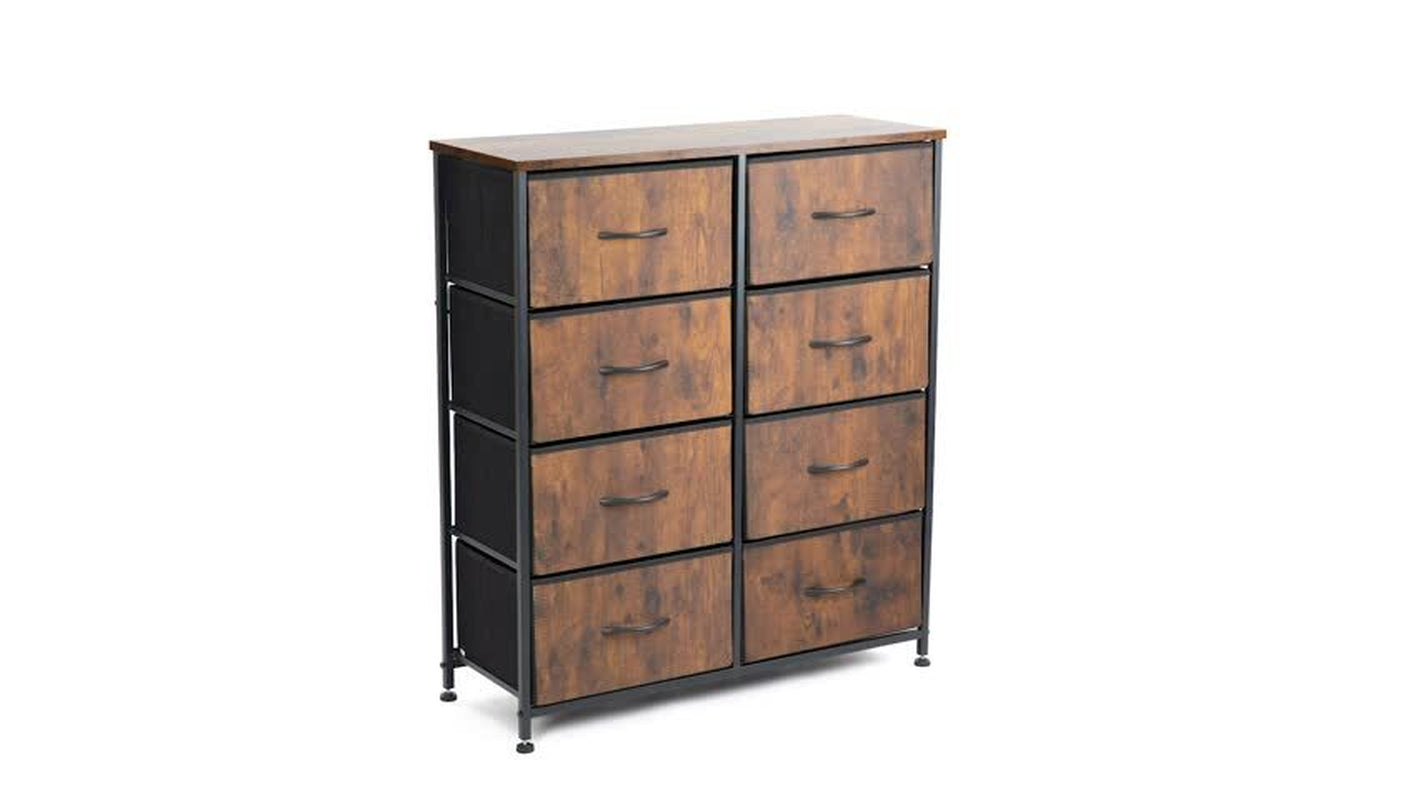 8 Drawers Dresser for Bedroom Organizer Storage Drawers Fabric Chest of Drawers