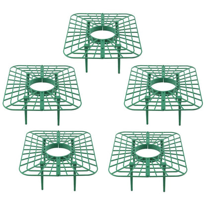 5 Pack Strawberry Supports Garden Fruit Plant Cage Holder Plastic Tray Cradles