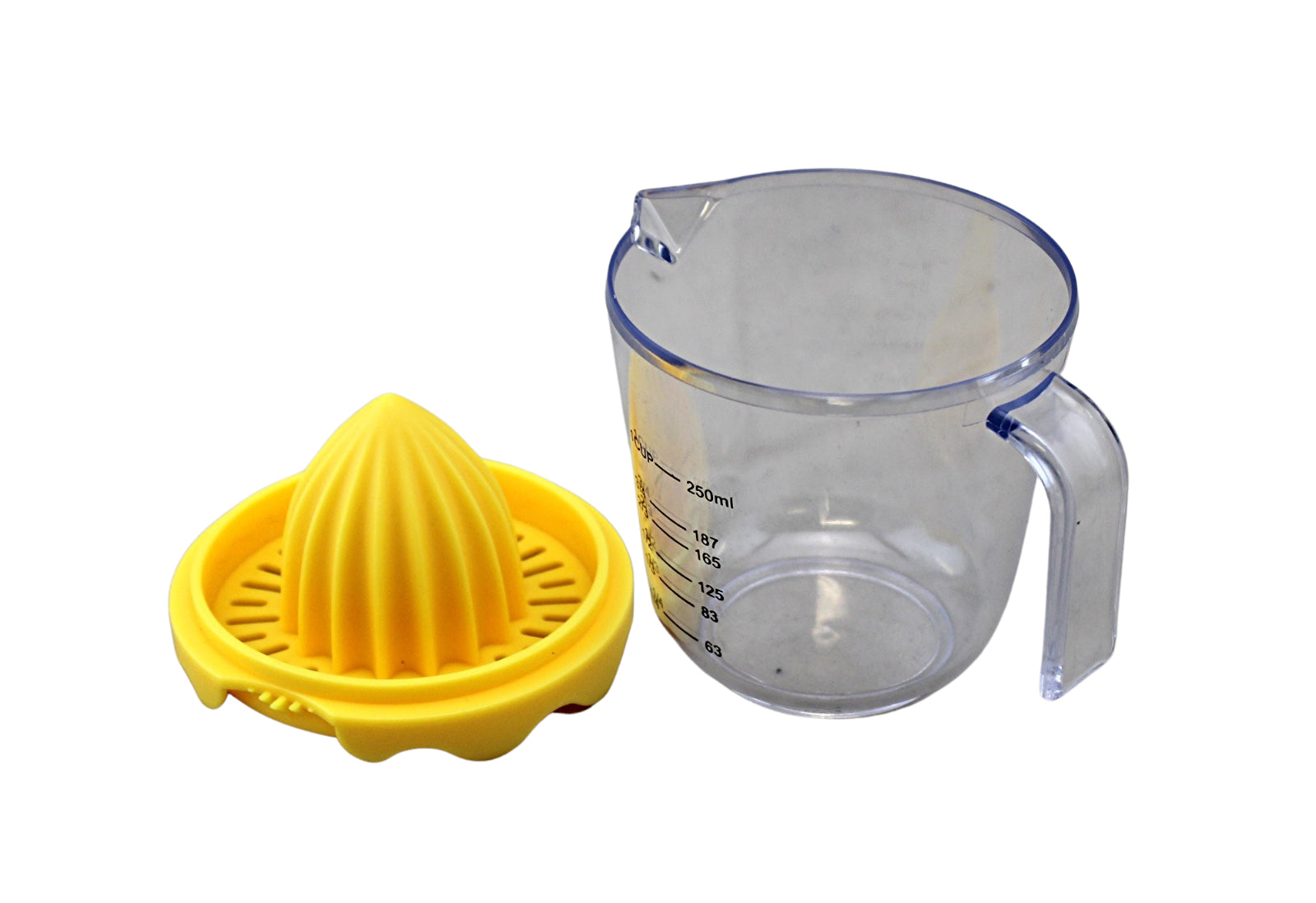 Lemon Squeezer Strain Measured Amounts Orange and Lime Juicer and Reamer