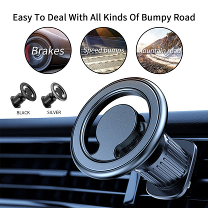 Strong Magnetic 360° Rotation Mag Safe Air Vent Car Mount Dashboard Phone Holder