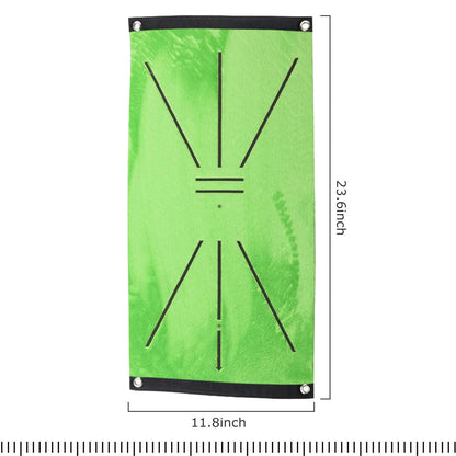 Velvet Golf Training Mat Swing Detection Practice Training Hitting Aid Game Pad