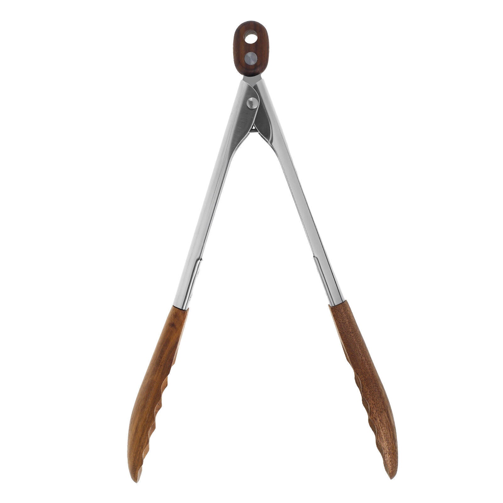 Walnut Wood Kitchen Tongs Food Serving Grill Multi Purpose Cooking Tongs