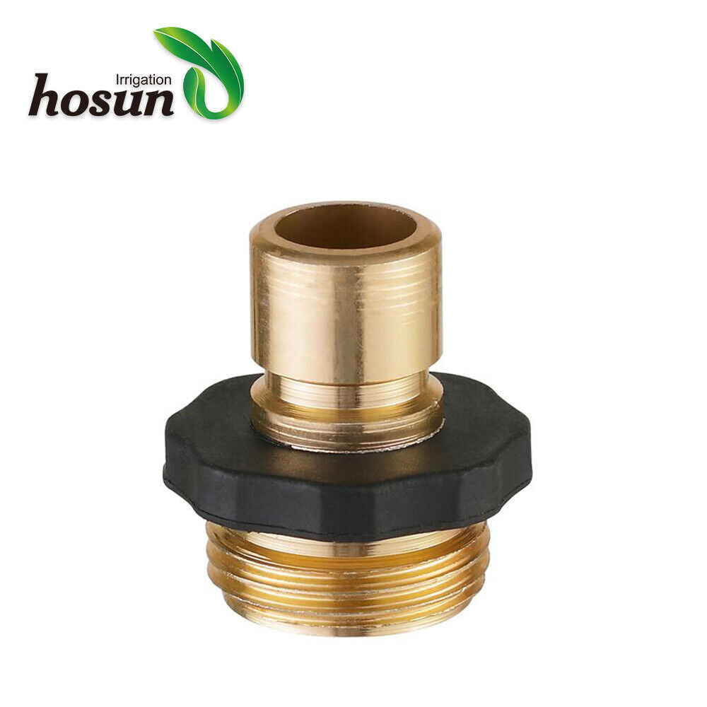 3/4' Garden Hose Quick Connect Brass Anodized Aluminum Female Male Set (4 Pack)