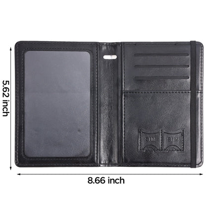 Slim Leather Travel Passport Wallet Holder RFID Blocking ID Card Case Cover US