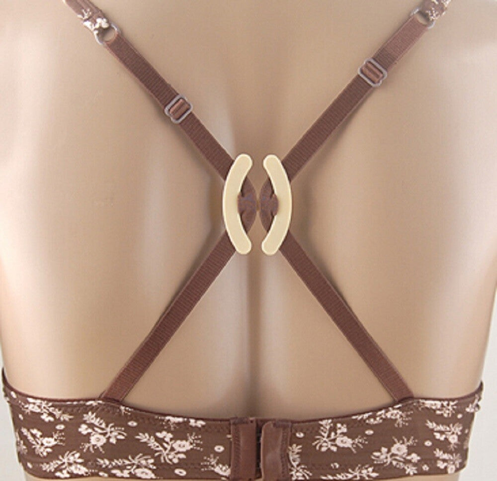 8 Bra Strap Clip Set – Cleavage Control Holder Hide Clasp Buckle Adjuster Tool