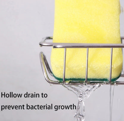 Kitchen Sink Drain Rack – Faucet Storage Holder for Sponge, Soap & Dish Cloth
