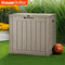 Waterproof Outdoor Storage Box 22" – 30 Gallon Lockable Patio Deck Box, Portable, All-Weather Resistant, UV & Rust-Proof, Easy Tool-Free Assembly