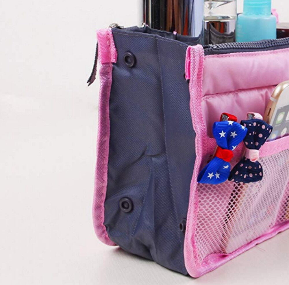 Women's Travel Purse Organizer Insert – Multi-Pocket Tote Handbag Liner for Easy Bag Swap, Lightweight Storage for Essentials, Makeup & Accessories