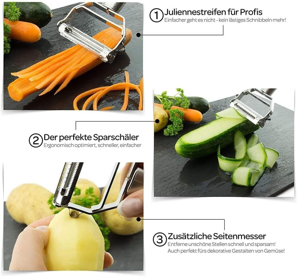 Stainless Steel Potato Peeler Vegetable Grater Fruit Slicer Carrot Cutter Tools