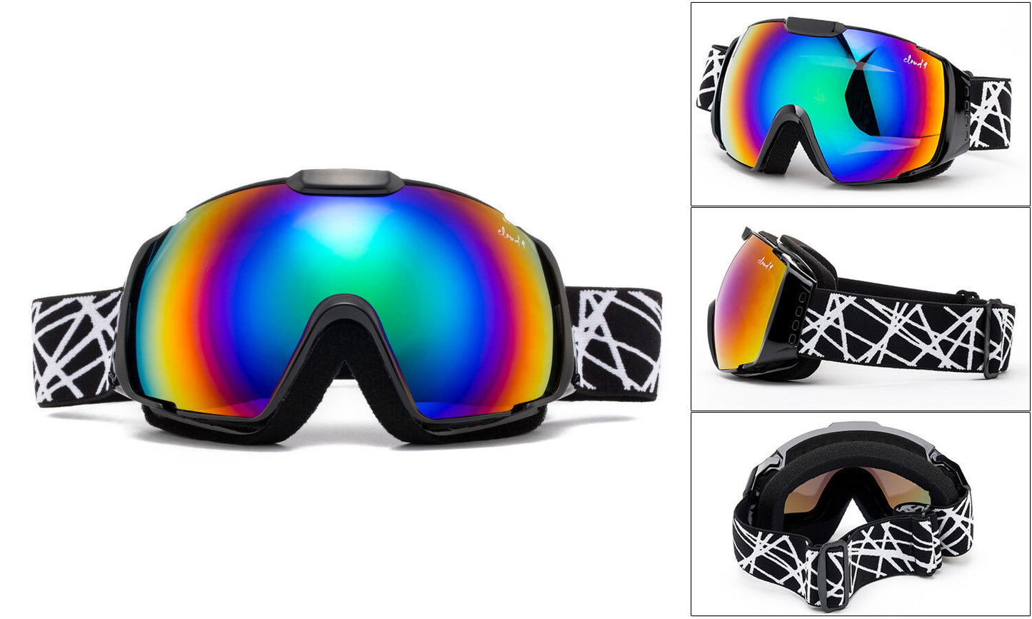 Professional Ski Goggles | Snowboard Winter Sports Gear | Anti-Fog Dual Lens | UV Protection | Shatter-Resistant & Comfortable | Men & Women