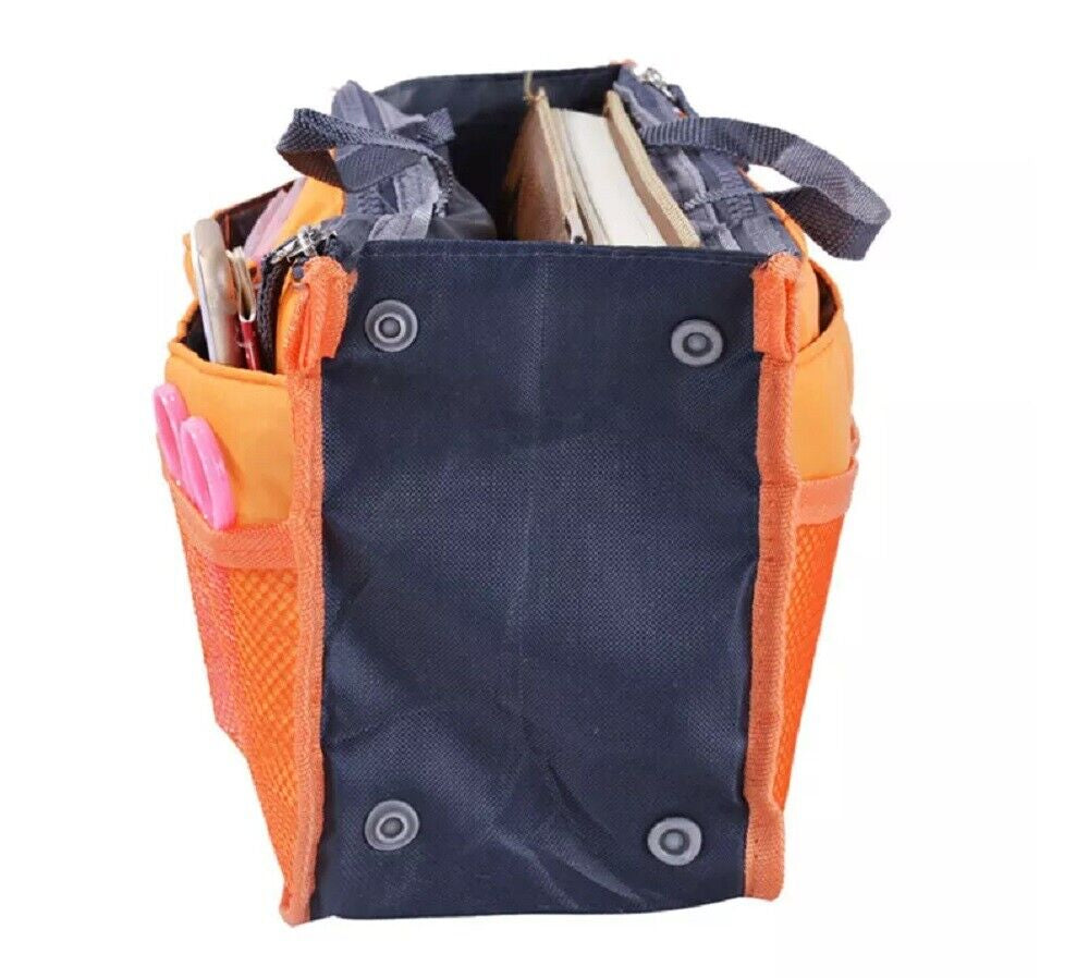 Women's Travel Purse Organizer Insert – Multi-Pocket Tote Handbag Liner for Easy Bag Swap, Lightweight Storage for Essentials, Makeup & Accessories