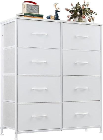 8 Drawers Dresser for Bedroom Organizer Storage Drawers Fabric Chest of Drawers